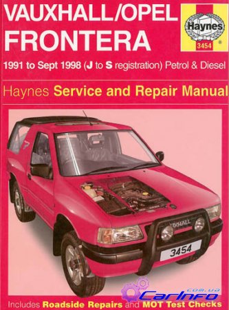  / Vauxhall Frontera 1991-1998 Haynes Service and Repair Manual