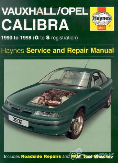  Vauxhall Calibra 1990-1998 Haynes Service and Repair Manual