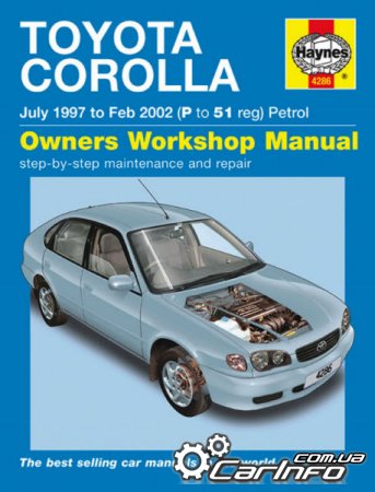  Corolla 1997-2002 Haynes Service and Repair Manual