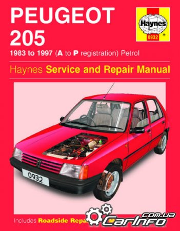 Peugeot 205 1983-1997 Haynes Owners Service&Repair Manual