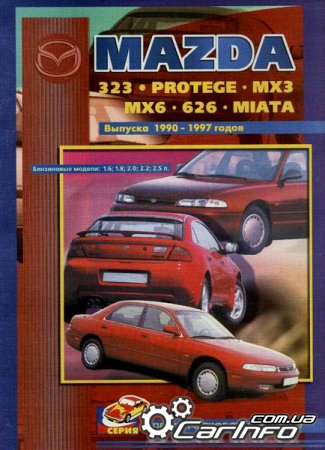  323, Protege, MX3, MX6, 626, Miata,  1990  1997   