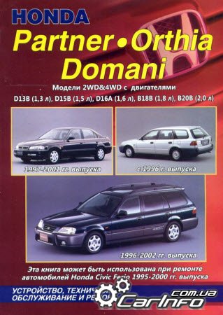 Honda Domani / Partner / Orthia c 1996     