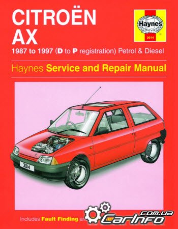 Citroen AX (1987-1997) Haynes Service and repair manual