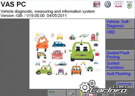 VAS-PC v.19 программа диагностики автомобилей Audi, VW, Skoda, Seat VAS-PC v.19 программа диагностики автомобилей Audi, VW, Skoda, Seat