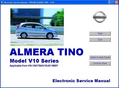 NISSAN Almera Tino V10 Series