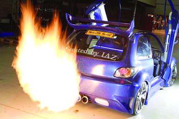 Пламя из глушителя. Как это сделать - Наружный тюнинг -Тюнинг своими руками Пламя из глушителя. Как это сделать