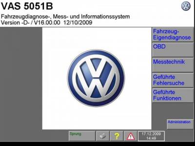 VAS 5051B/52/52/6150 v.16 DE (VW)