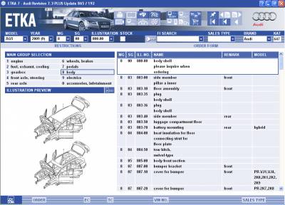 ETKA 7.3 Plus International 07/2011 + Online Updates ETKA 7.3 Plus International 07/2011 + Online Updates