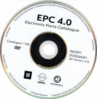 Opel EPC 4 (06.2011) 4.0 _Multi + RUS_